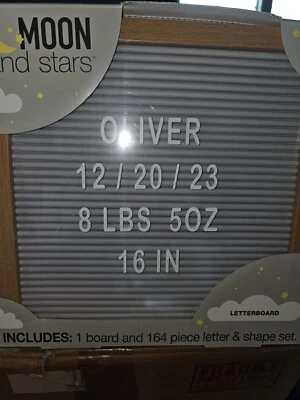 Letter Board Message Board Baby Announcement Board Changeable Letter Boards - Image 1 of 3
