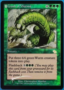 Crush of Wurms FOIL Judgment NM Green Rare MAGIC MTG CARD (ID# 492212) ABUGames - Picture 1 of 2