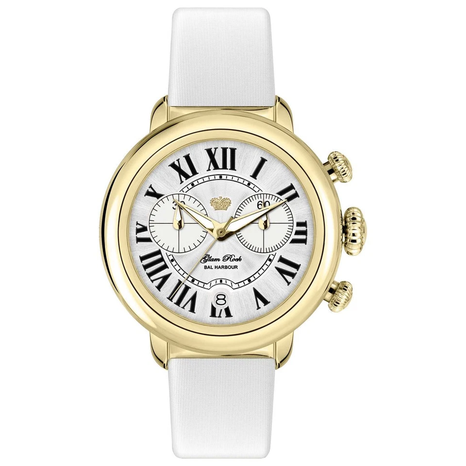 Glam Rock Women's Bal Harbour Swiss Chronograph Quartz 40mm Watch GR77137W - image 1 of 1