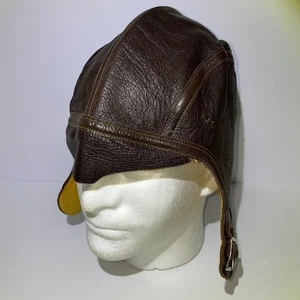NAF-1092 Leder WWII Fliegerhelm Größe 7 5/8 - Bild 1 von 9