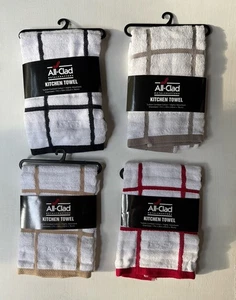 NWT ALL-CLAD Anti Microbial Oversized Dish Kitchen Towel 17" X 30" PICK COLOR 🎁 - Picture 1 of 17