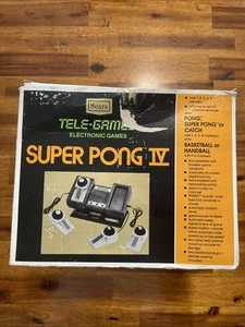 Telejuegos vintage Sears Atari Super Pong IV usados en caja original sin probar - Imagen 1 de 8