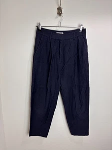 Toast Wool Pleated Trousers Navy Size 6 Minimal Capsule Staple - Picture 1 of 8