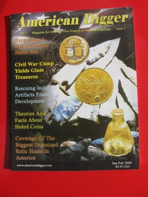 American Digger Magazine THE VERY FIRST ISSUE Vol. 1 Issue 1 JAN-FEB 2005 - Image 1 of 4
