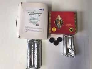 Charcoal Incense Quick Light Tablets 170 Total Tablets. 2 Sizes - Picture 1 of 9