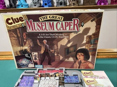 Clue The Great Museum Caper Board Game 100% Complete - Image 1 of 4