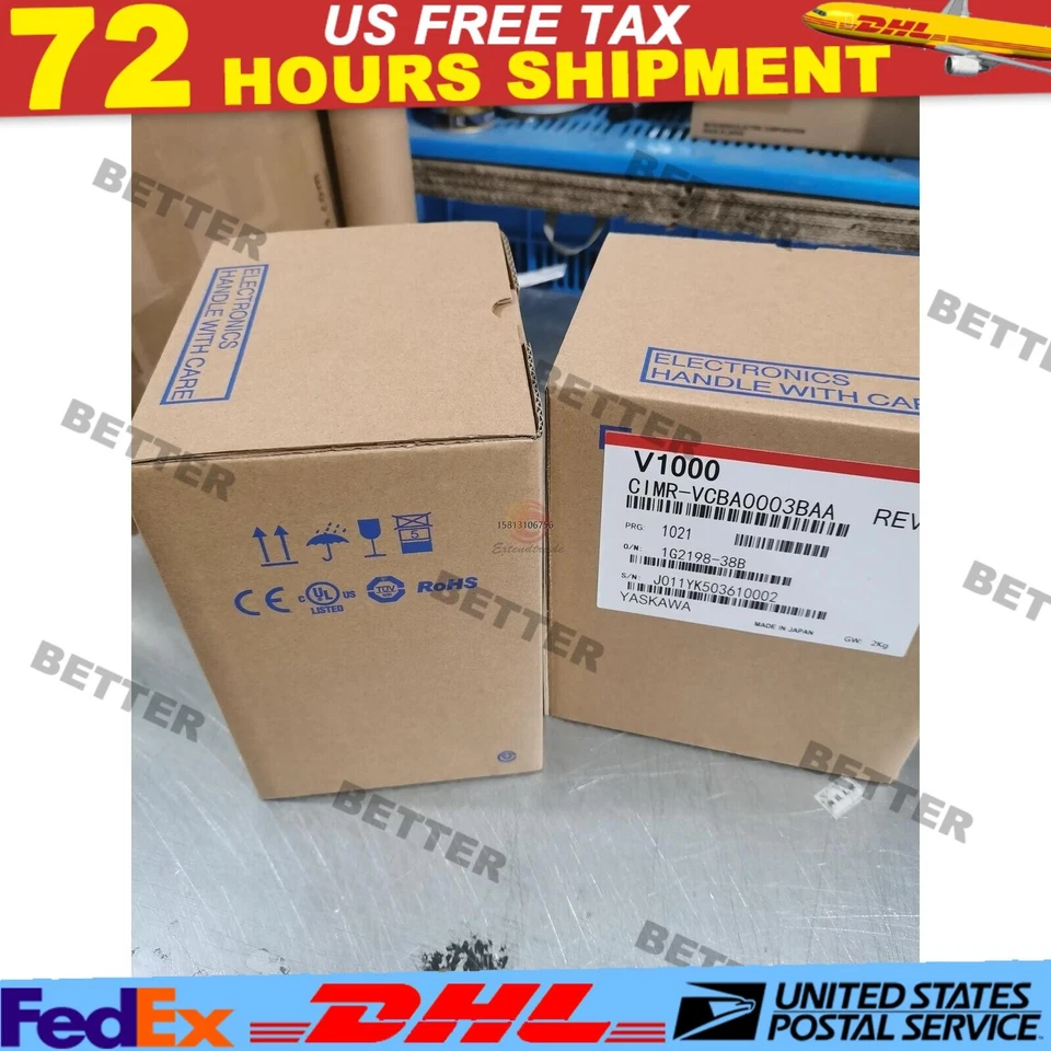ONE New Yaskawa Frequency Inverter CIMR-VCBA0003BAA - Image 1 of 1