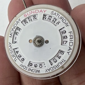 DG2813 Automatik Mechanisches Uhrwerk 8205 Ersatz Tag Datum Silber - Bild 1 von 3