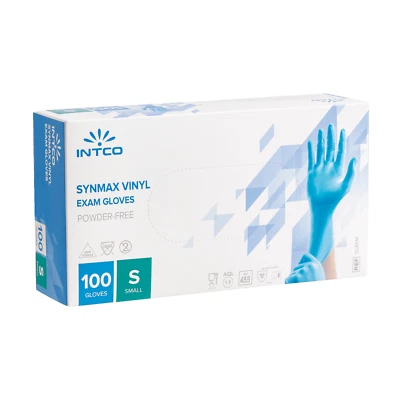 Intco Vinyl 100 Stk Handschuhe / Gloves - Klein Größe S - Neu