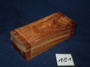 Apfel Apfelholz Messergriff Messergriffblock 120 x 45 x 35 mm  Nr. 181 - Bild 1 von 2