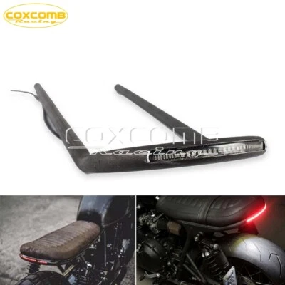 Luz de freno LED de bucle de aro para marco de asiento de motocicleta de 1" luces indicadoras de señal de giro Foto 1 de 4