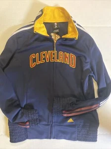 Nice!!  ADIDAS CLEVELAND CAVALIERS ZIP UP SIZE M 100%POLIESTER - Picture 1 of 6