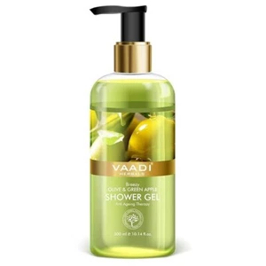 Vaadi Herbals Shower Gel, Breezy Olive and Green Apple, 300ml - Picture 1 of 6