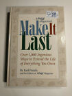 1996 Yankee Magazine's Make It Last Earl Proulx & Editors Of Yankee Hb Book 13B