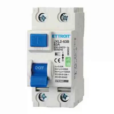 Differenziale Magnetotermico  2P 63A 30mA CURVA B 6KA AC/DC 220V - Immagine 1 di 3