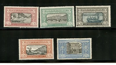 Italy #165-169 (I143) Fishing Scene, Mt Resegone, M,H, FVF, CV$233.00 - Image 1 of 2