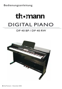 elektronisches Klavier Thomann dp 40 - Bild 1 von 1