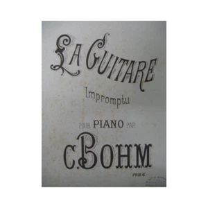 Bohm Ch. La Guitarra para Piano Incendio - Imagen 1 de 3