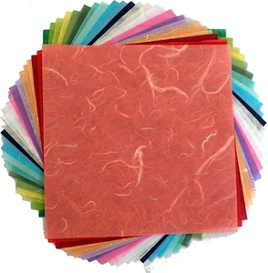 100 Fogli di Carta Origami Bifacciale 6x6 Pollici in 25 Colori per Artigianato - Foto 1 di 8
