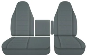 Se adapta a los cubreasientos de camioneta Hino 195 2013-2023 40/60 asientos con consola central 6 colores - Imagen 1 de 8