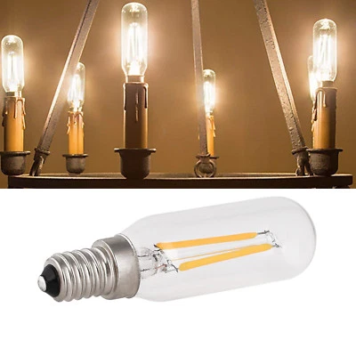 T25 Vintage Retro E14 SES 2W LED Filament Light Bulb Warm White 220V Lamp RML196 - Image 1 of 4
