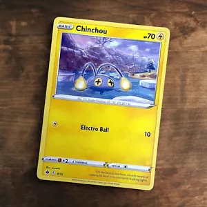 Chinchou 8/15 Near Mint Pokemon TCG McDonalds 2022 Promo Rare - Picture 1 of 3