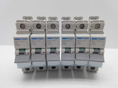 HAGER NDN MCB TYP D MINIATUR-SCHUTZSCHALTER EINPOLIG 10KA VERBRAUCHEREINHEIT