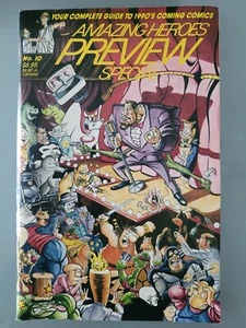 AMAZING HEROES PREVIEW SPECIAL Issue #10 1990 FANTAGRAPHICS COMICS - Picture 1 of 2