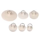 Pieces Bathroom Hanging Ring 6 Sizes Drain Stopper Rubber Bath Tub Sink Stopper