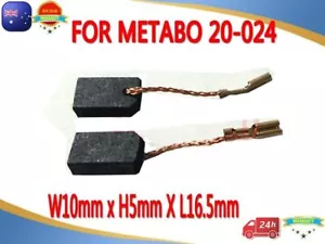Cepillos de carbono para METABO W7-100 20-024, 20-023, 20-026, 31603551 H5xW10x16 OZ - Imagen 1 de 3