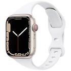 Band Compatible with Apple Watch 38mm 40mm 41mm 42mm 44mm 45mm 49mm Slim Thin...
