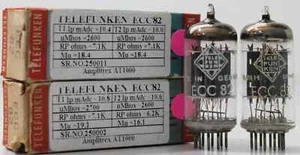 1 MP ECC82 Telefunken Diamond Bottom Made in Germany Amplitrex Tested - Picture 1 of 11