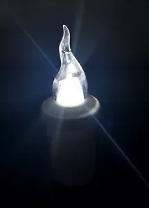 LED Elektro + Batterien Grablicht Kerze Weiß 90 Tage Grablampe Grabschmuck NEU! - Bild 1 von 2