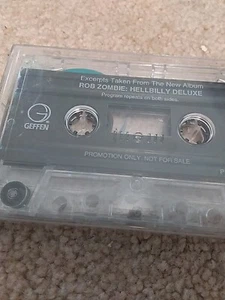 Rob Zombie Hellbilly Deluxe 1998 Promo Cassette Tape Rare - Picture 1 of 1