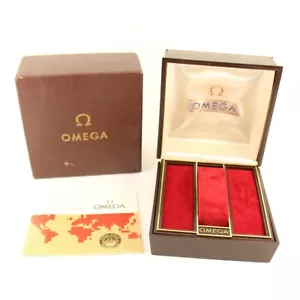 GENUINE OMEGA WATCH BOX VINTAGE SILVER SEAMASTER CONSTELLATION GENEVE - Picture 1 of 9