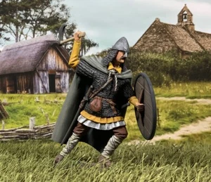 BRITAINS WRATH OF THE NORTHMEN 62134 SAXON GRINDAN ATACANDO CON HACHA - Imagen 1 de 4