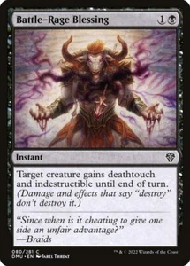 Battle-Rage Blessing Foil (080) Dominaria United DMU MTG Magic - Picture 1 of 1