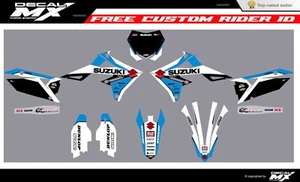 Fits Suzuki RMZ 250 2019 to 2024 RMZ450 2018 to 2024 graphic kit decals stickers - Picture 1 of 2