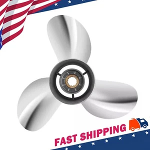 13 1/2 X 15 Stainless Steel Prop Boat Propeller for Yamaha 50-130HP 15 Tooth, RH - Picture 1 of 5