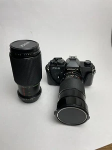 Yashica FX-3 Super KYOCERA 35mm Film Camera w/ 28-90mm 2.8-3.5 & 80-200mm 4.5 - Picture 1 of 5