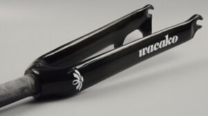 WACAKO Carbon Bicycle Forks 16/18/20/22 in Rigid BMX Folding Bike Forks 1-1/8 in