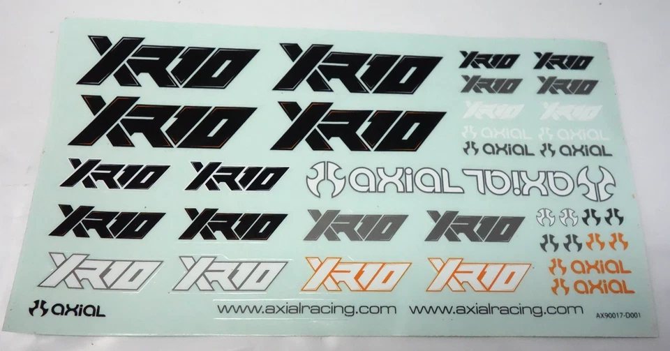 Dekorbogen XR 10 - Axial - 23 x 12 cm - Bild 1 von 1