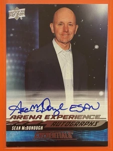 2024-25 Upper Deck Credentials Sean McDonough Arena Experience Auto #AE-SM - Picture 1 of 2