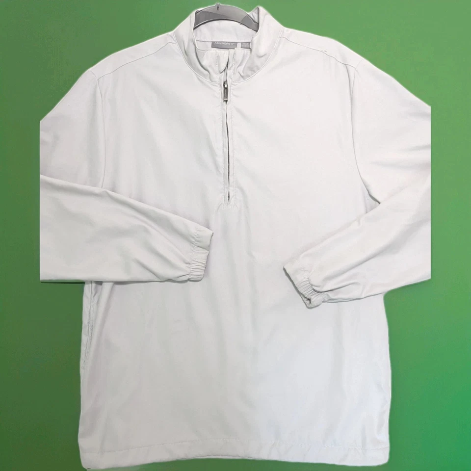 Cortavientos Ashworth Pullover Cuarto Cremallera Golf Pequeño Foto 1 de 4