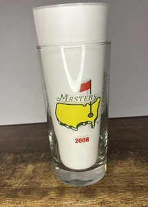 Masters Augusta Golf Tumbler 2008 Drinking Glass 14 oz - Picture 1 of 4