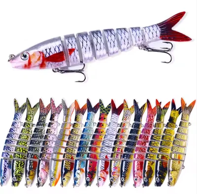 Angelköder Fische Angelsport Angel Sets Wobbler für Hecht, Raubfisch - Bild 1 von 4