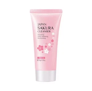 LAIKOU Japan Sakura Cleanser Gentle Deep Cleaning Oil Control Moisturizing Shrin - Picture 1 of 6