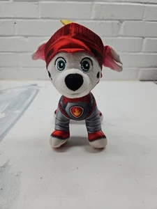 PAW PATROL! Elmetto peluche Rescue Knights Marshall 8" cucciolo eroico visiera mobile - Foto 1 di 5