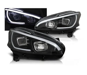Scheinwerfer für Peugeot 208 2012 2013 2014 2015 Röhre Licht Schwarz LHD - Bild 1 von 1