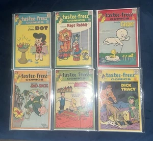 Tastee-Freez Comics #1 - #6 Harvey Comics Gewinnspiel 1957 VOLLSTÄNDIGES SET HOCHWERTIG  - Bild 1 von 8